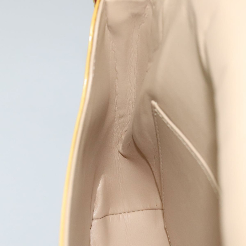 【日本直送】路易威登 Monogram Vernis Thompson Street 手袋 米色 M91301 LV Auth hk1982-18