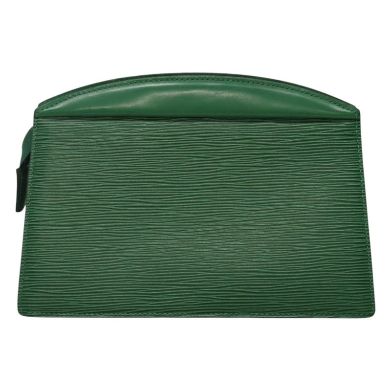 【日本直送】路易威登 Epi Trousse Crete 手拿包 綠色 M48404 LV 授權 112588-1