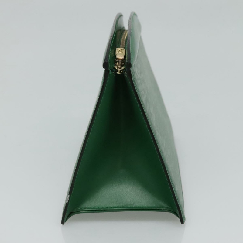 【日本直送】路易威登 Epi Trousse Crete 手拿包 綠色 M48404 LV 授權 112588-2
