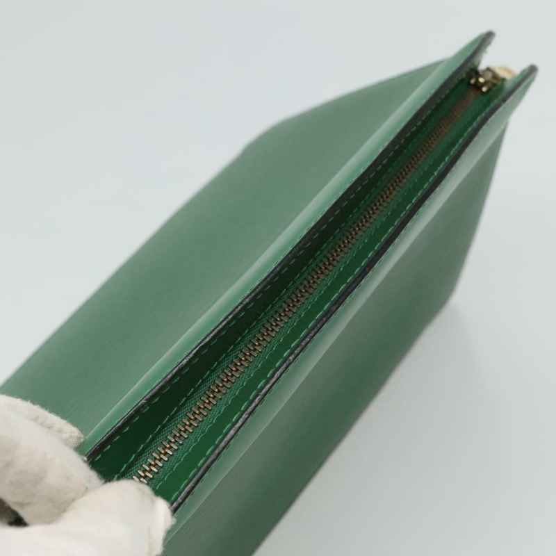 【日本直送】路易威登 Epi Trousse Crete 手拿包 綠色 M48404 LV 授權 112588-4