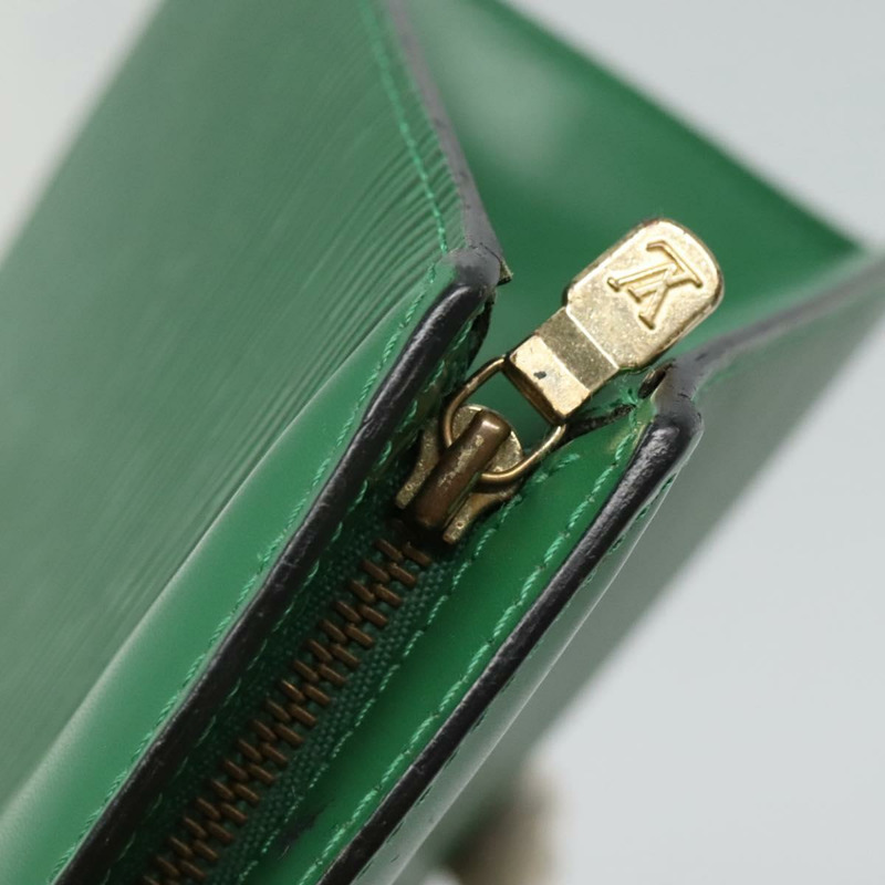 【日本直送】路易威登 Epi Trousse Crete 手拿包 綠色 M48404 LV 授權 112588-7