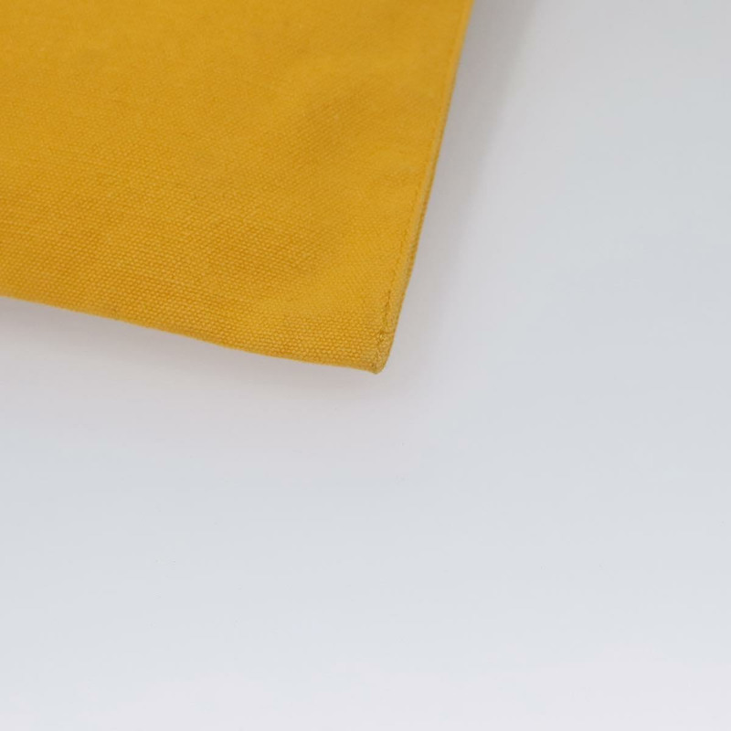 【日本直送】愛馬仕手拿包 帆布 黃色 正品 ti2709-15