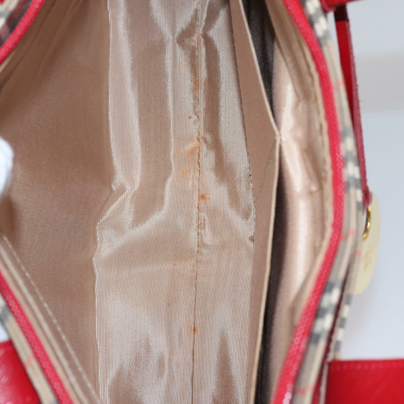 【日本直送】BURBERRY Nova 格紋手提包 帆布 米色 正品 112952-10