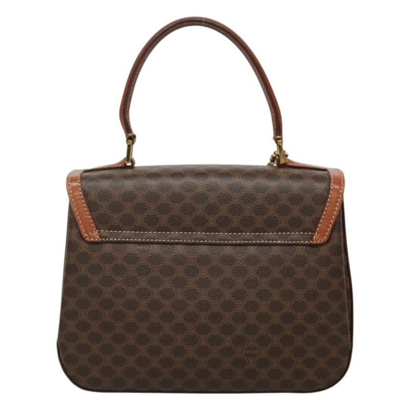 【日本直送】CELINE Macadam帆布手提包 PVC皮革 兩用棕色 正品 113560-1