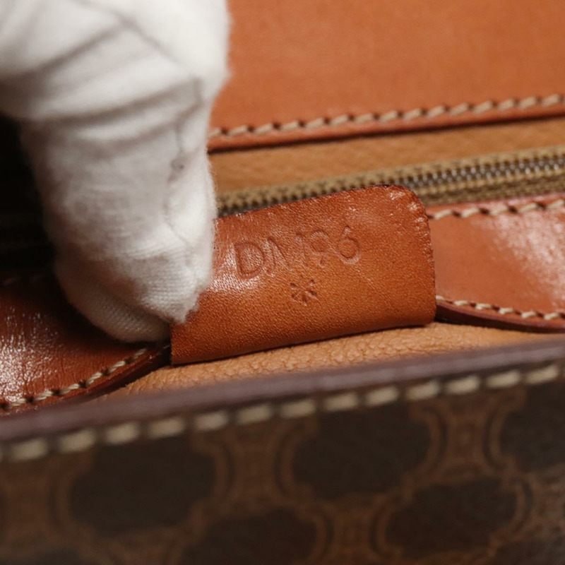 【日本直送】CELINE Macadam帆布手提包 PVC皮革 兩用棕色 正品 113560-11