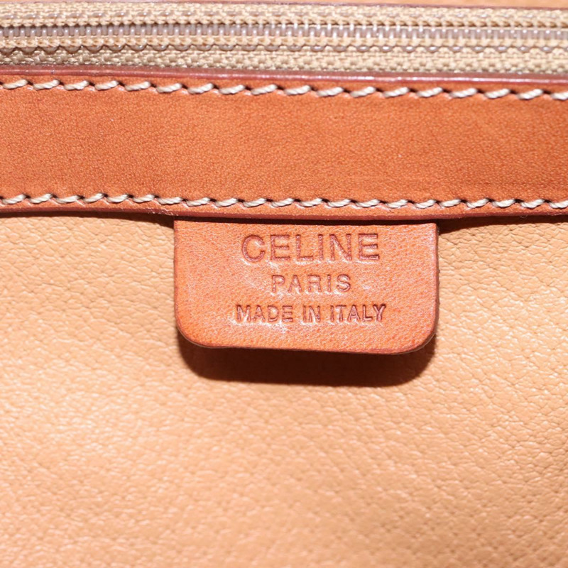 【日本直送】CELINE Macadam帆布手提包 PVC皮革 兩用棕色 正品 113560-19