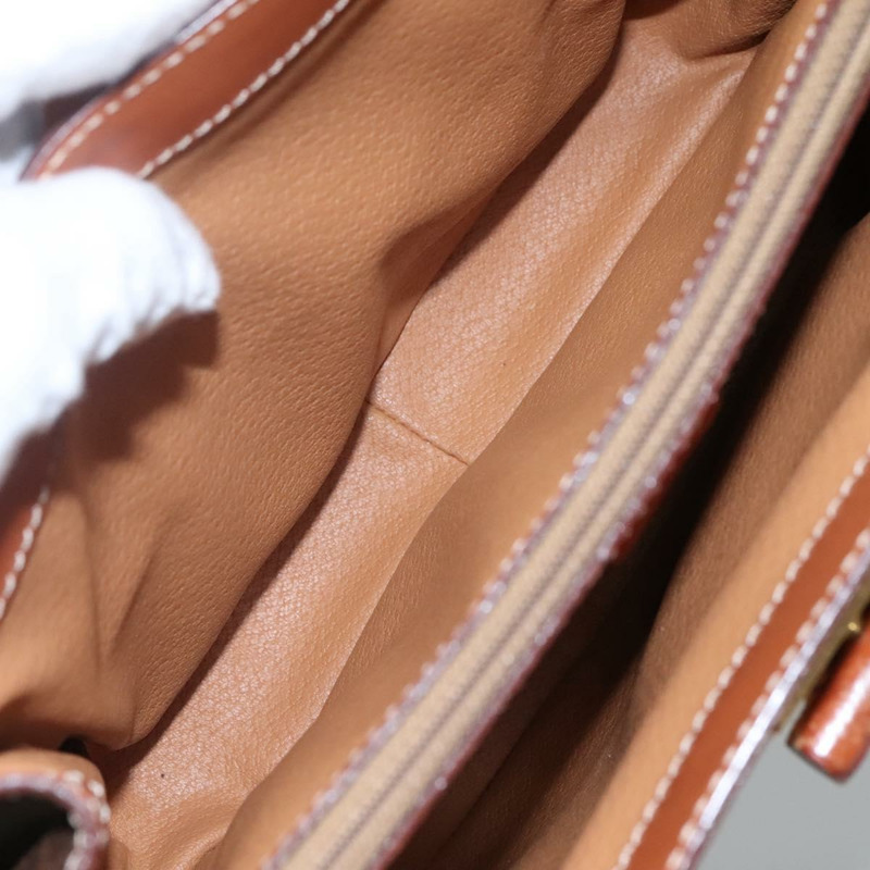 【日本直送】CELINE Macadam帆布手提包 PVC皮革 兩用棕色 正品 113560-22