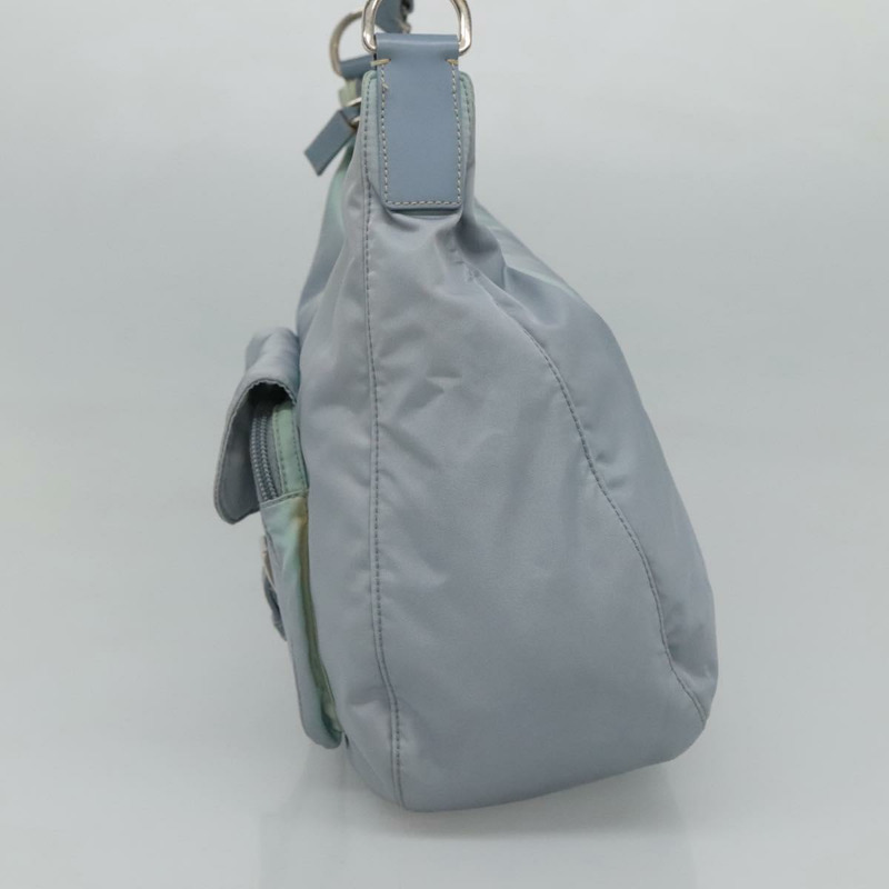 【日本直送】PRADA 尼龍肩包 淺藍色 正品 113631-3