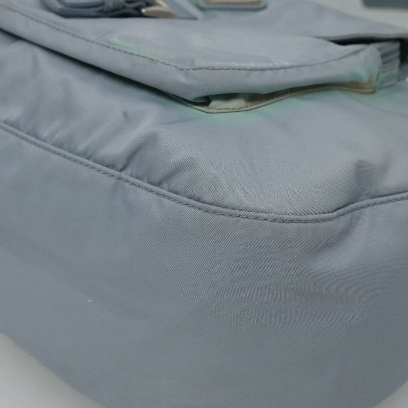 【日本直送】PRADA 尼龍肩包 淺藍色 正品 113631-14