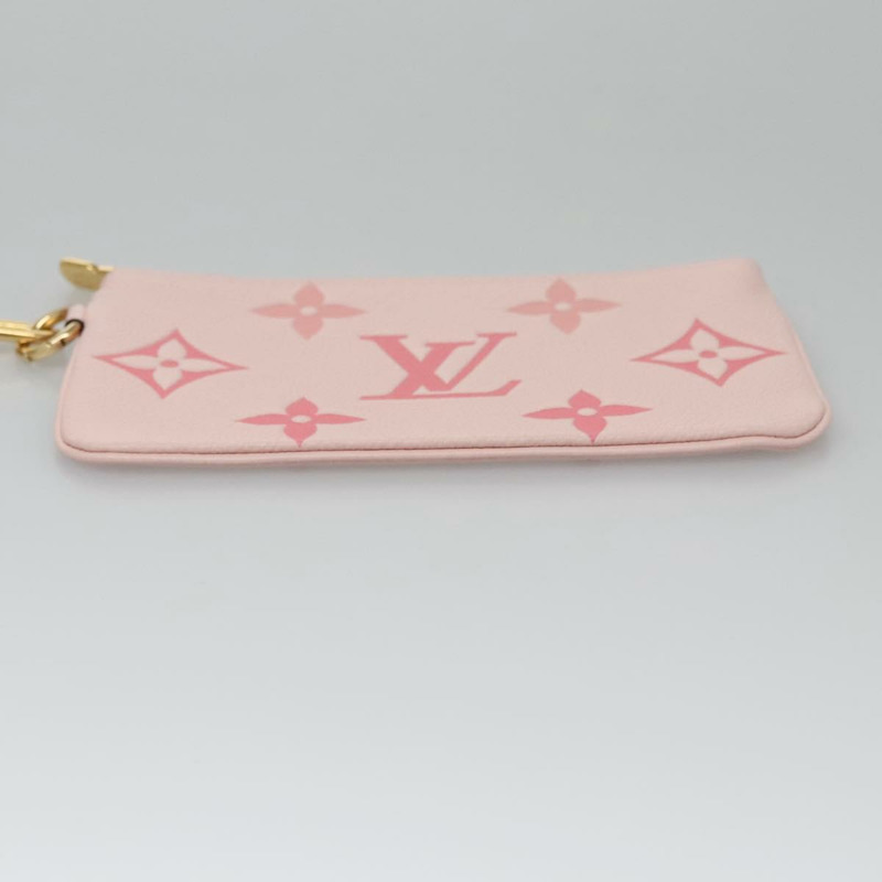 【日本直送】路易威登 Monogram Empreinte Pochette Trio 手袋粉紅 M80407 LV 正品 107585A-8