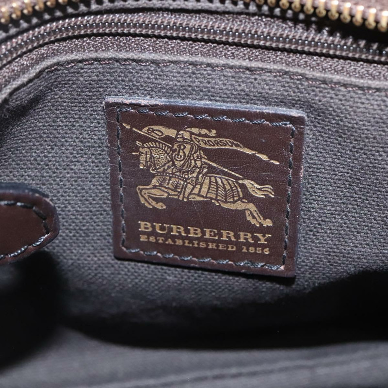 【日本直送】BURBERRY Nova 格紋肩背包 PVC 米色棕金色 正品 115570-16