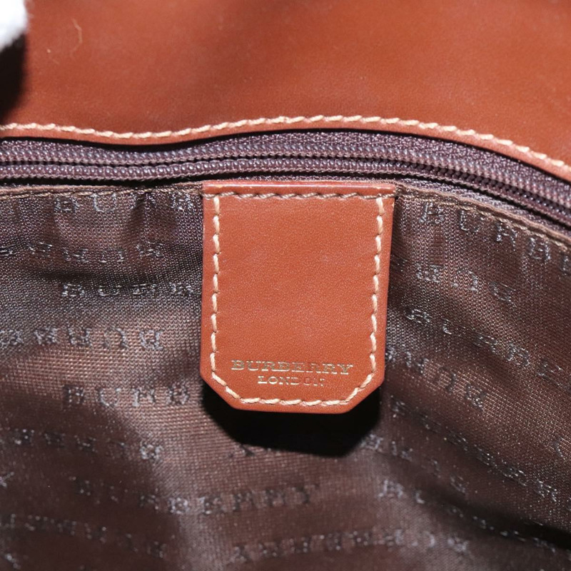 【日本直送】BURBERRY Nova 格紋肩背包 PVC 米色 正品 114737-16