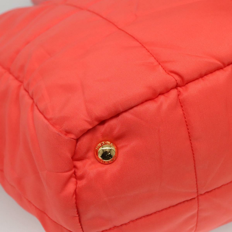 【日本直送】PRADA 尼龍手提包 2way Orange Gold Auth 115130-15