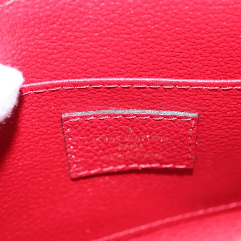 【日本直送】路易威登 Monogram Empreinte Pochette 化妝品小號小號紅色 M69414 LV 正品 109799A-16