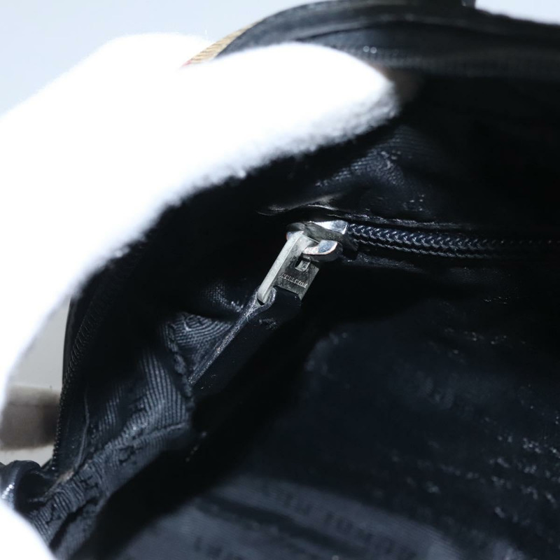 【日本直送】BURBERRY Nova 格紋手提包 PVC 米色正品 BD255-19