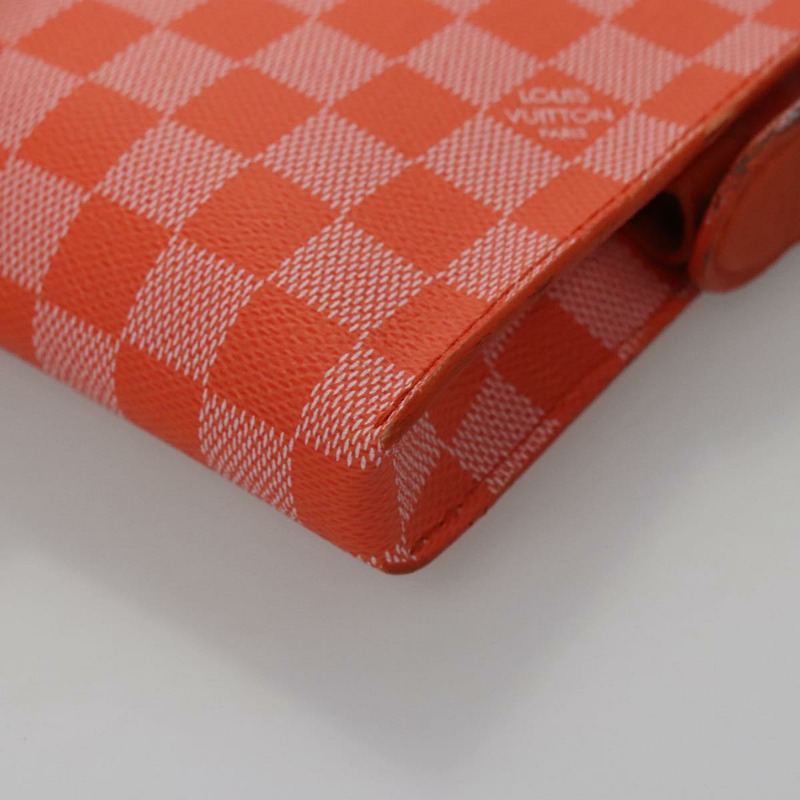【日本直送】路易威登 Damier Color Elemon 手拿包 橙色 Pimon N41299 LV 授權 BD015-13