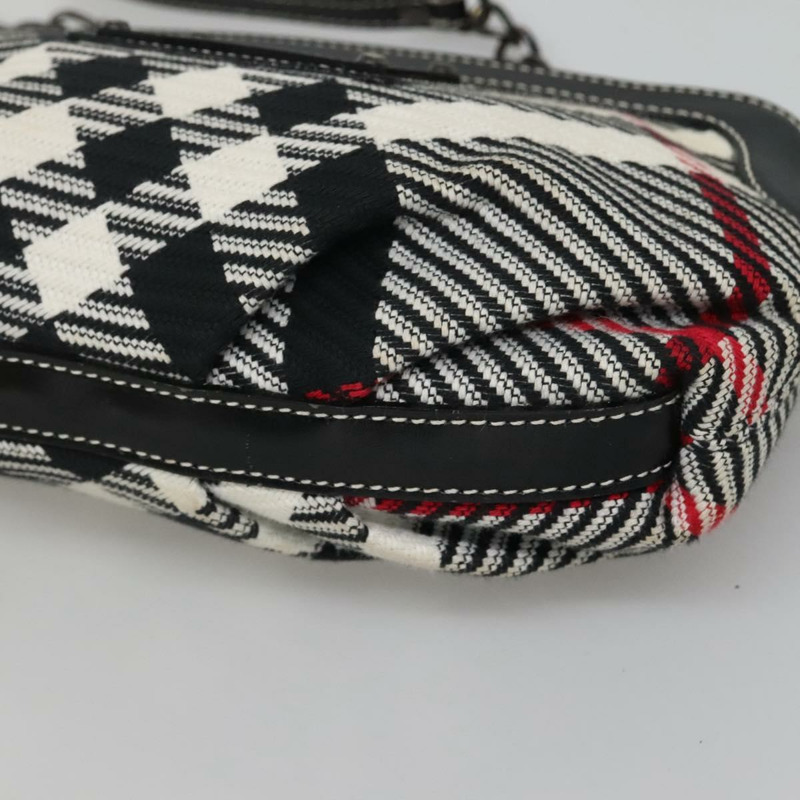 【日本直送】BURBERRY Nova 格紋藍標單肩包帆布黑色正品 BD170-8