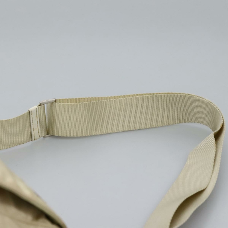 【日本直送】PRADA 單肩包 尼龍 米色 銀色 正品 ac3661-13