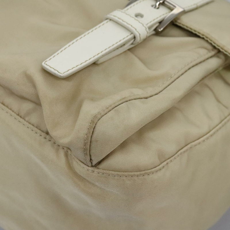 【日本直送】PRADA 單肩包 尼龍 米色 銀色 正品 ac3661-15