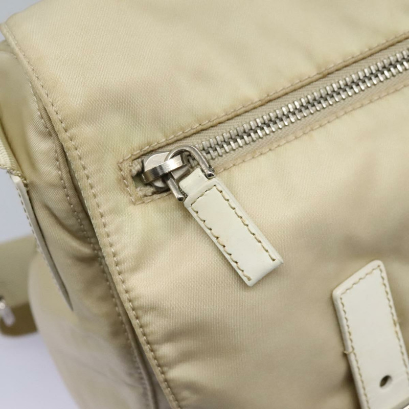 【日本直送】PRADA 單肩包 尼龍 米色 銀色 正品 ac3661-22
