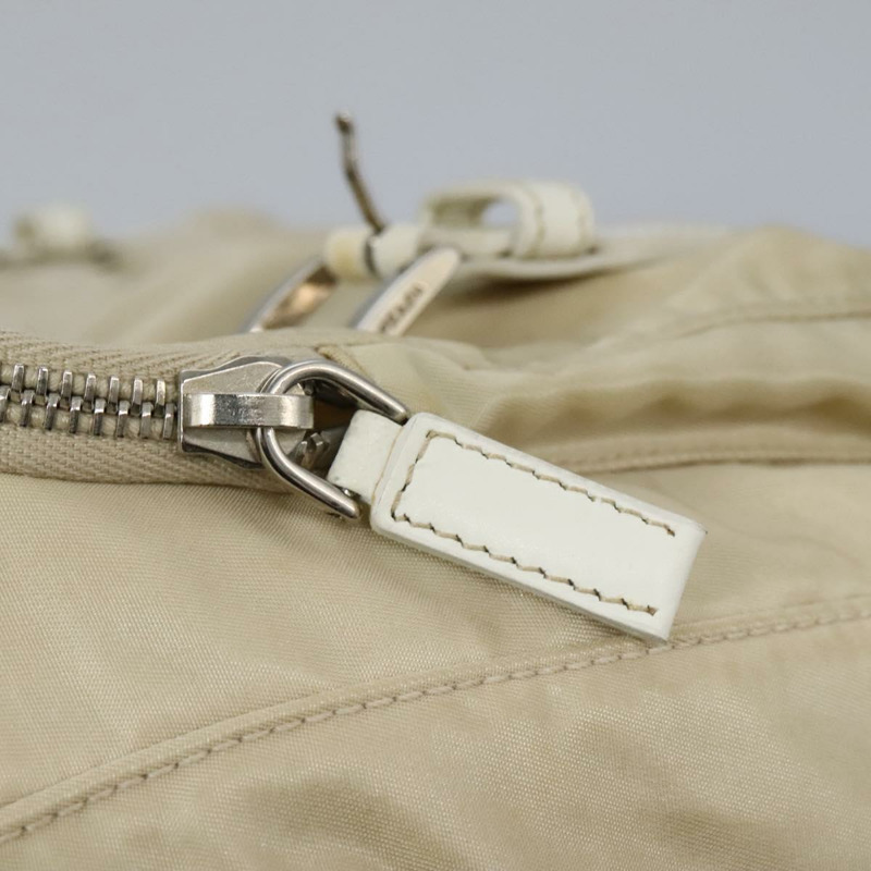 【日本直送】PRADA 單肩包 尼龍 米色 銀色 正品 ac3661-25