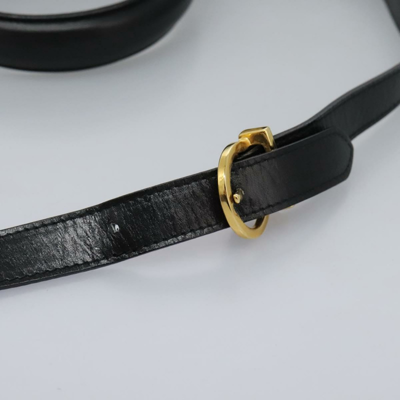 【日本直送】Salvatore Ferragamo Gancini 手提包 皮革 2 款 黑色 金色 正品 fm4391-8