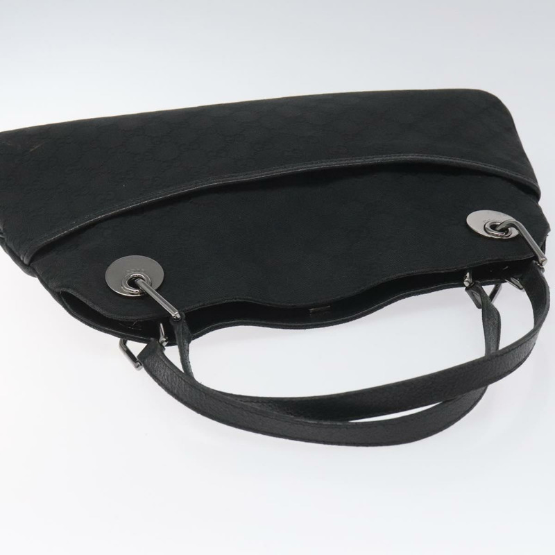 【日本直送】GUCCI GG 帆布單肩包 銀黑色 121023 正品 nb110-5