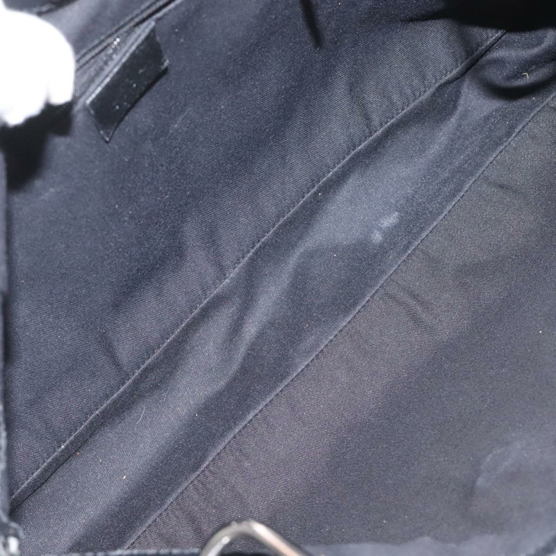 【日本直送】GUCCI GG 帆布單肩包 銀黑色 121023 正品 nb110-9