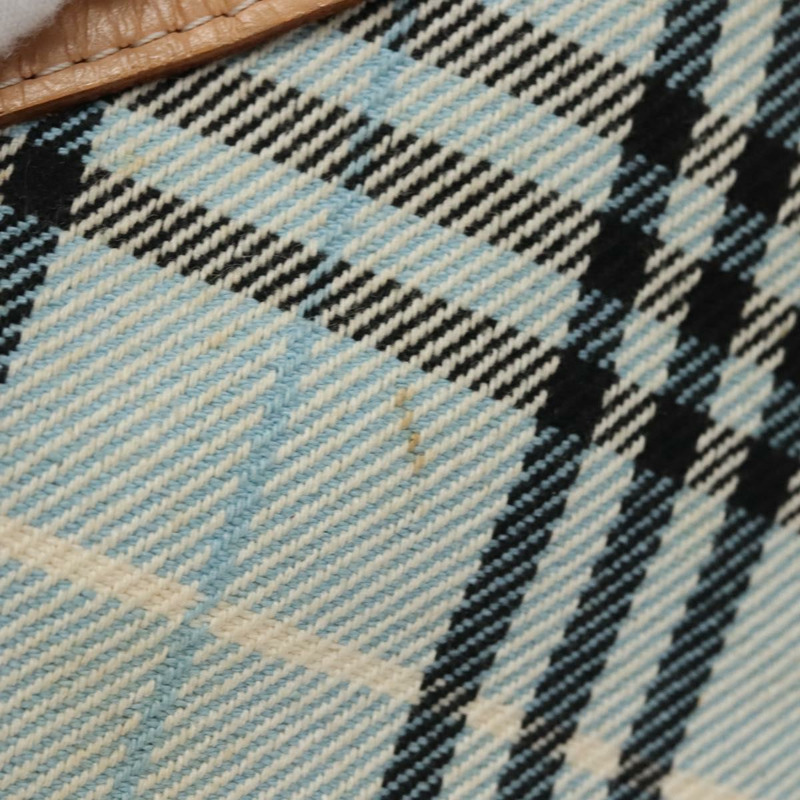 【日本直送】BURBERRY Nova Check Blue Label 手提包 帆布 藍色 正品 EC489-2