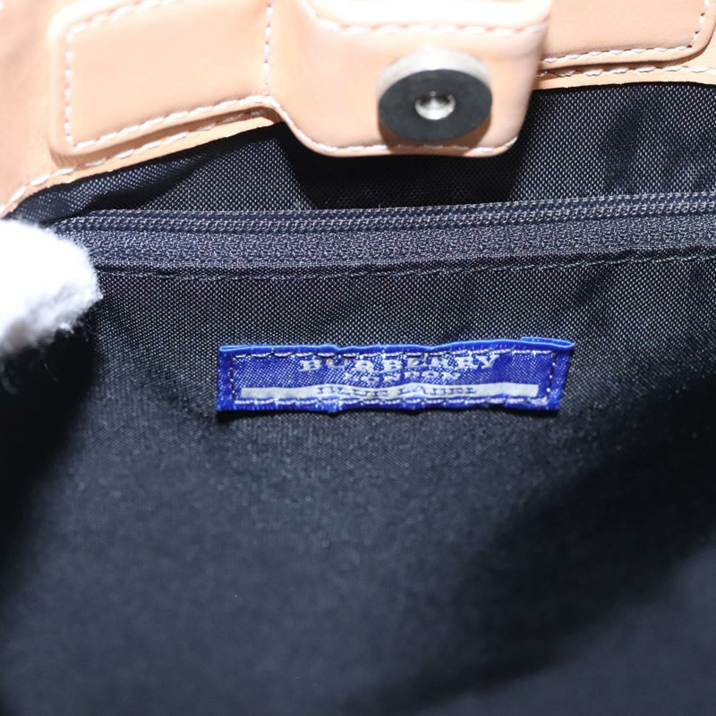 【日本直送】BURBERRY Nova Check Blue Label 手提包 帆布 藍色 正品 EC489-16