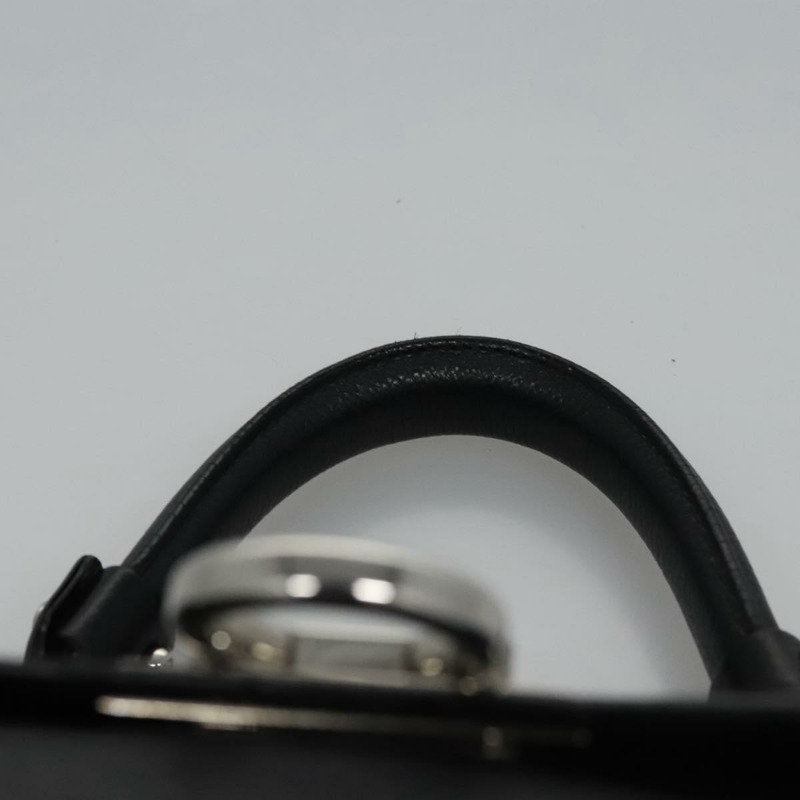 【日本直送】Salvatore Ferragamo Gancini 手袋 皮革 黑銀 正品 BD817-7