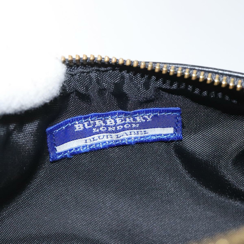 【日本直送】BURBERRY Nova 格紋藍標手提包尼龍皮革紅黑金正品 EC765-10