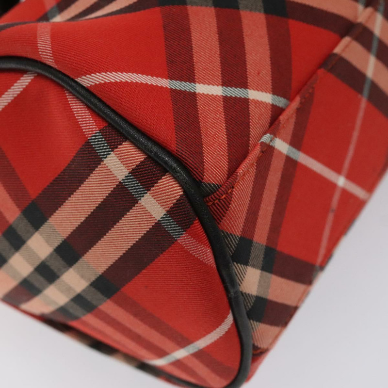 【日本直送】BURBERRY Nova 格紋藍標手提包尼龍皮革紅黑金正品 EC765-15