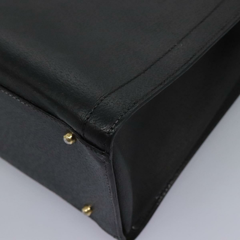 【日本直送】GUCCI 竹節手提包 皮革 黑金色 002 1095 0260 正品 ep7975-13