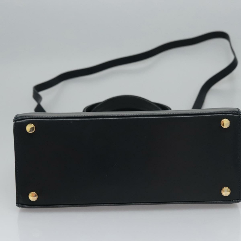 【日本直送】Salvatore Ferragamo Vala 手提包 皮革 2 款 海軍藍 金色 正品 BA817-4