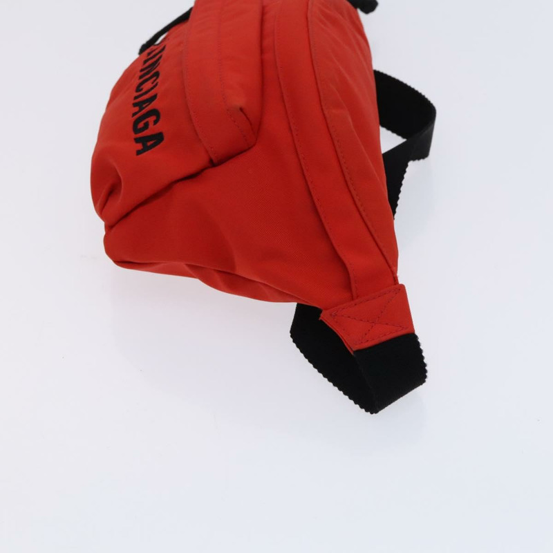 【日本直送】BALENCIAGA 輪式腰包 尼龍 紅色 533009 正品 hk2377-2