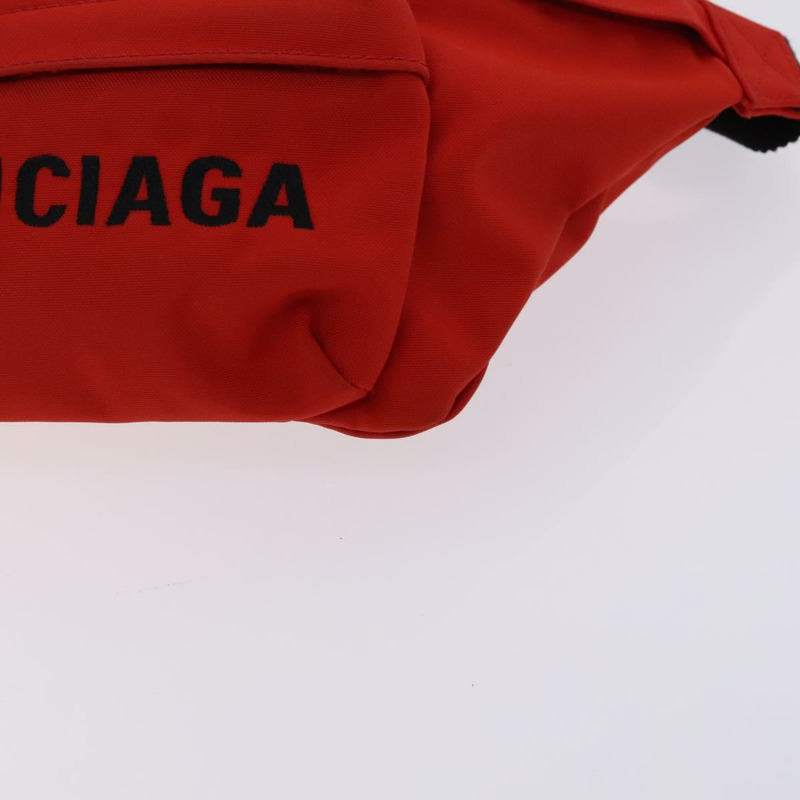 【日本直送】BALENCIAGA 輪式腰包 尼龍 紅色 533009 正品 hk2377-8