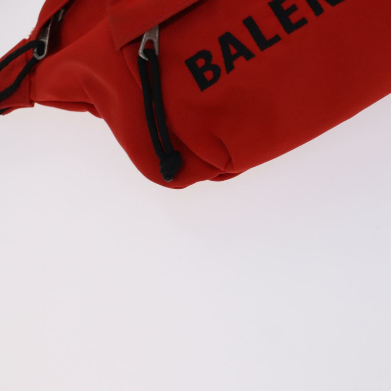 【日本直送】BALENCIAGA 輪式腰包 尼龍 紅色 533009 正品 hk2377-13