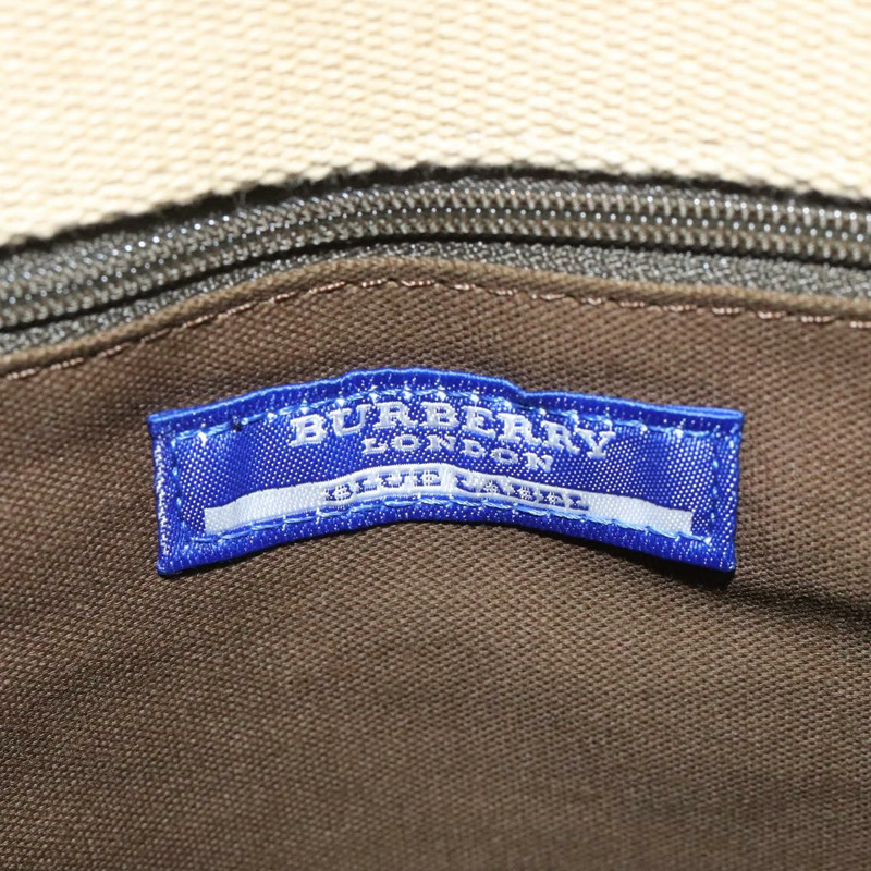【日本直送】BURBERRY 帆布手提包 米色 正品 ti2950-9