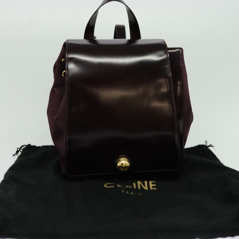 【日本直送】CELINE 背包皮革紫金色正品 sw247-11