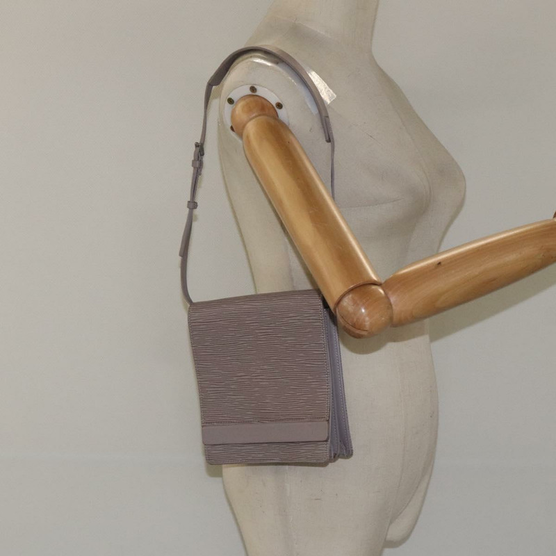 【日本直送】路易威登 Epi Biarritz 肩背包 灰色胡椒色 M5293C LV Auth ep8212-20