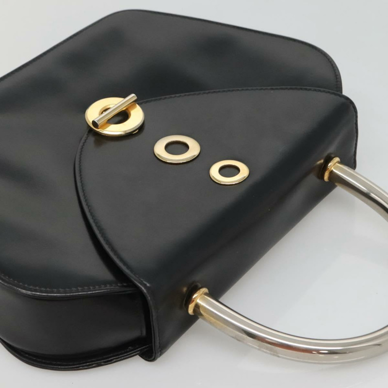 【日本直送】BALLY 手提包 皮革 黑金 正品 BD1285-5