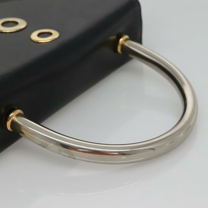 【日本直送】BALLY 手提包 皮革 黑金 正品 BD1285-6