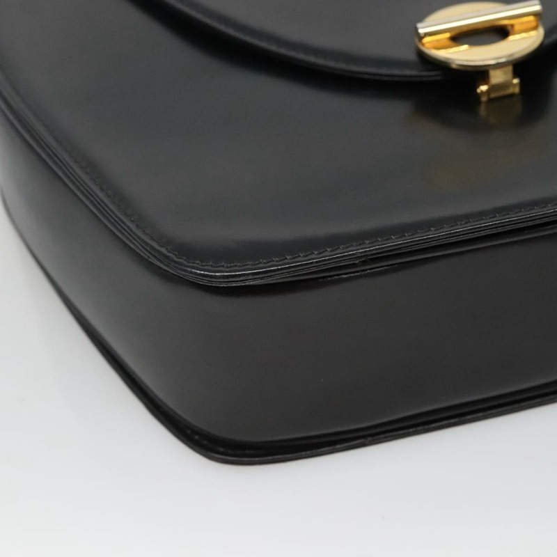 【日本直送】BALLY 手提包 皮革 黑金 正品 BD1285-13