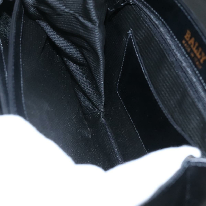 【日本直送】BALLY 手提包 皮革 黑金 正品 BD1285-17