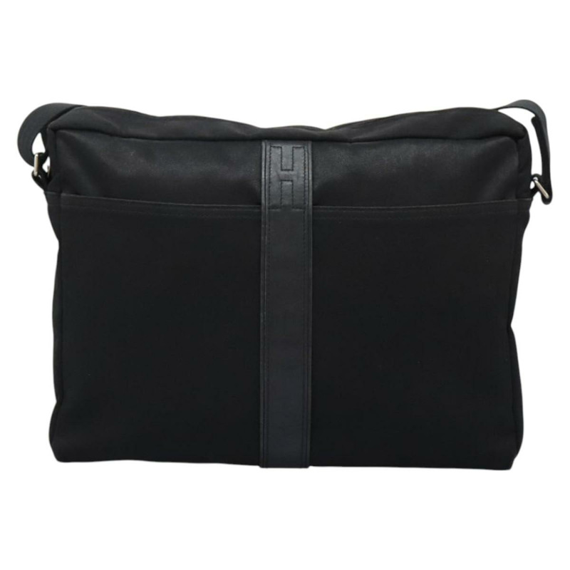 【日本直送】愛馬仕 Acapulco Basas 中型單肩包 尼龍 黑色 正品 nb282-12