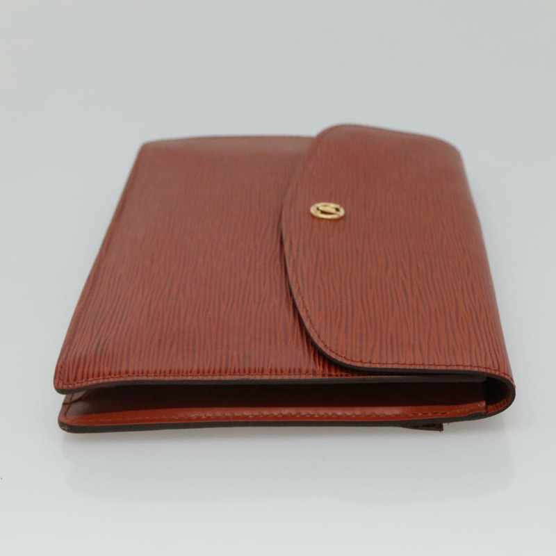 【日本直送】路易威登 Epi Montaigne 27 手拿包 棕色 LV 正品 116953-2