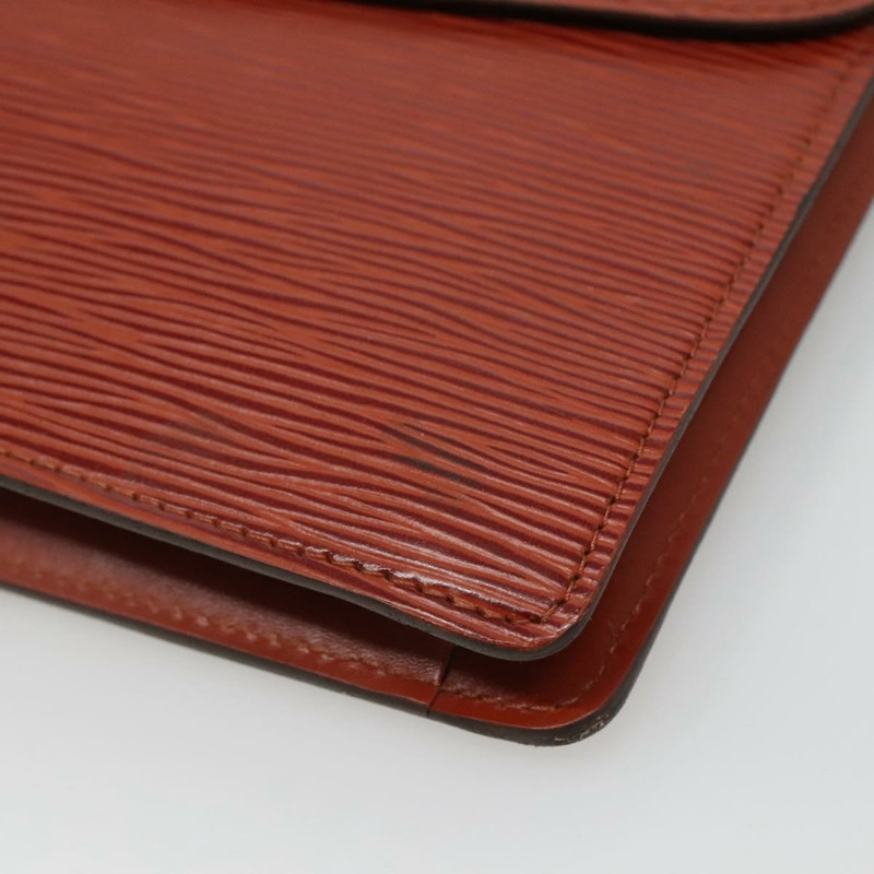 【日本直送】路易威登 Epi Montaigne 27 手拿包 棕色 LV 正品 116953-6