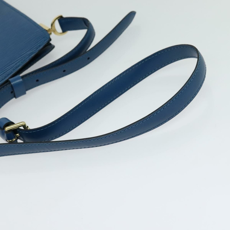 【日本直送】路易威登 Epi Capuchin 單肩包 藍色 M52345 LV 正品 MX130-6
