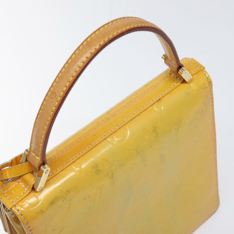 【日本直送】路易威登 Monogram Vernis Spring Street 手提包灰色 M91029 LV 正品 ep8537-5